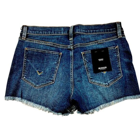 Hudson Jeans Gemma Mid Rise Maternity Denim Shorts Size 29 NWT - Picture 6 of 8